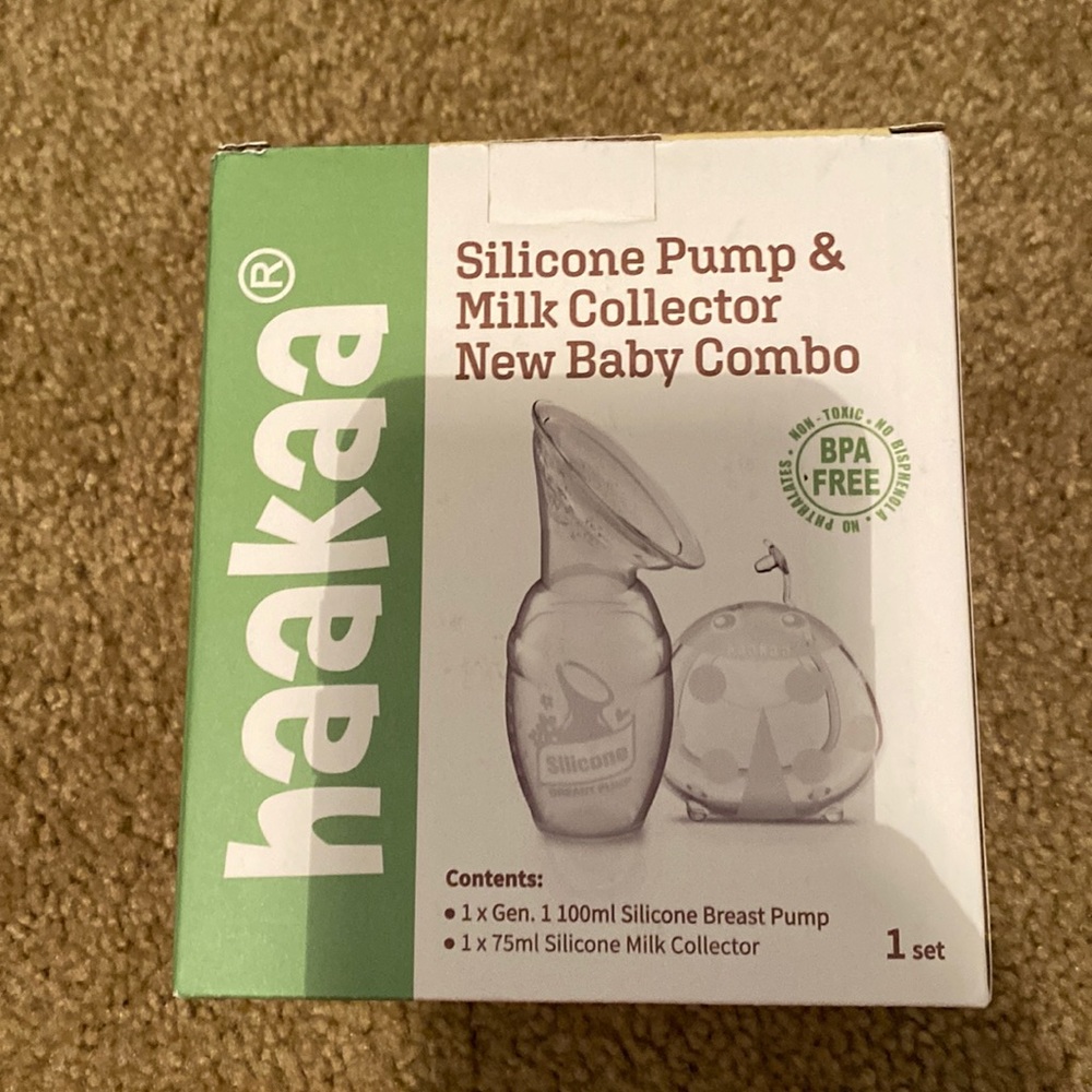 Haakaa Silicone Pump & Ladybug Milk Collector Combo